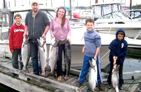 A huge haul of BC Salmon image